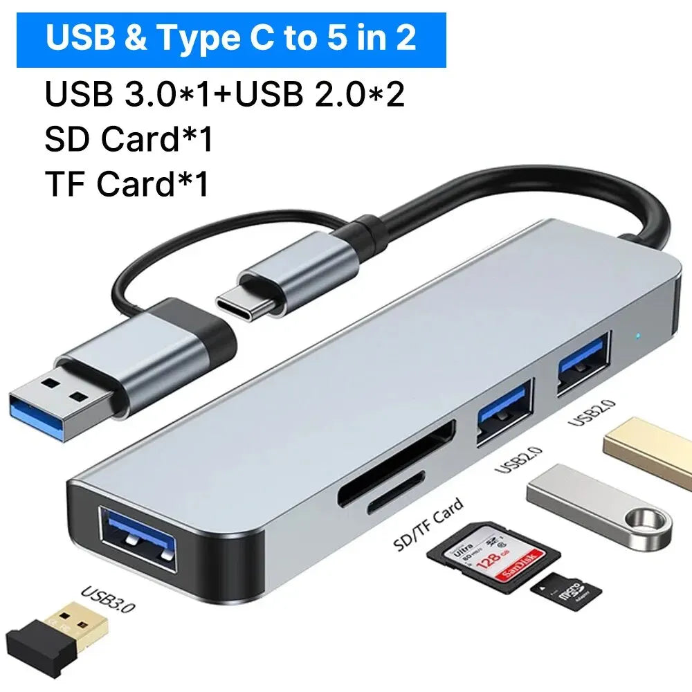 8 in 2 USB-C HUB