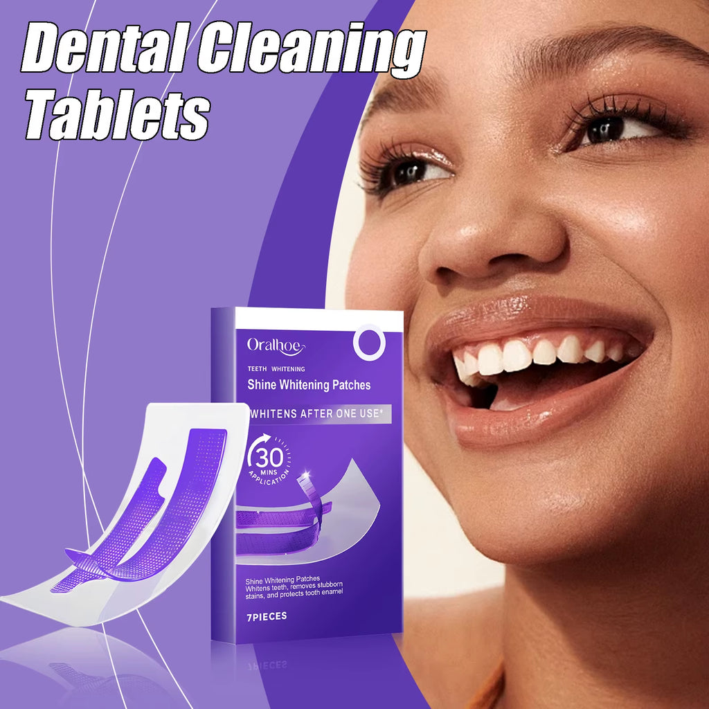 Dental Cleaning Tablets Gentle Cleansing Effectively Removes Dental Plaque Yellow Teeth Protect Gum Health Dental Care Tablets