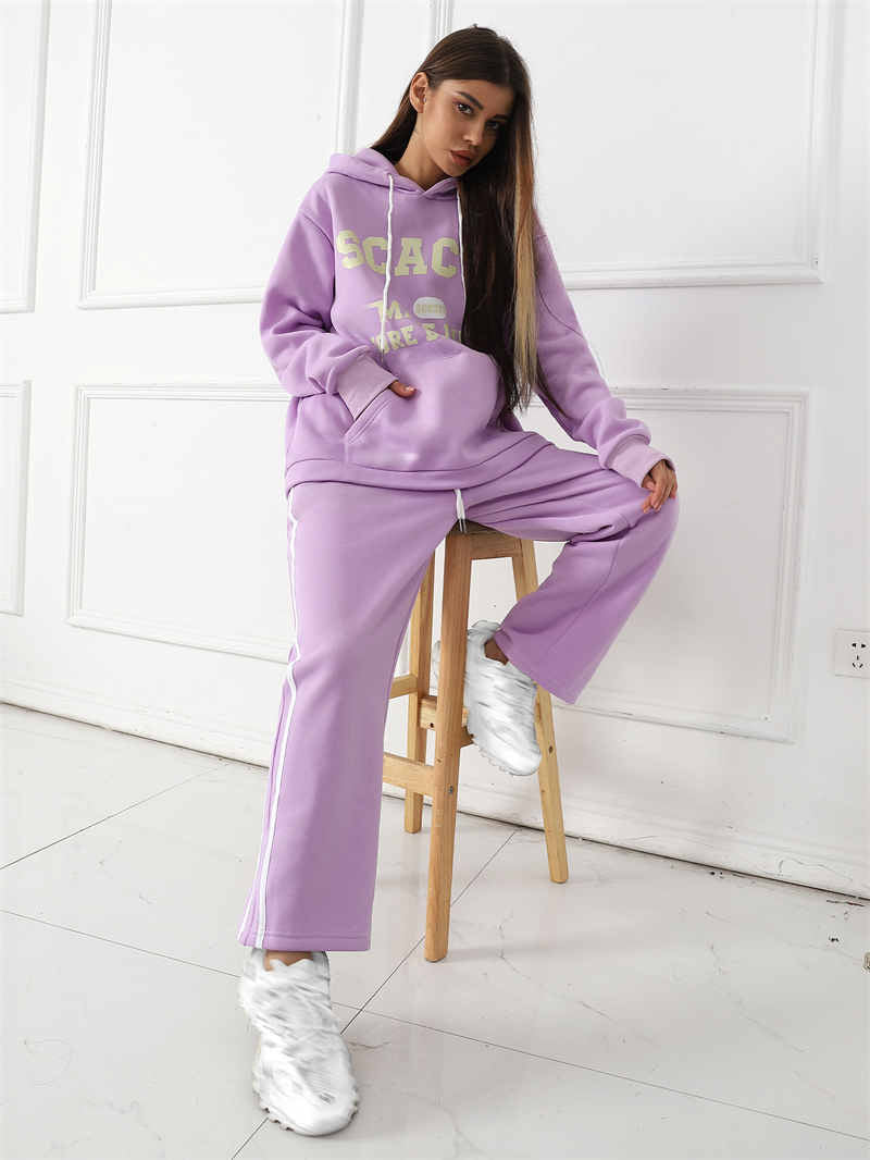 Women'S Fashion Casual Printed Top Pants Set