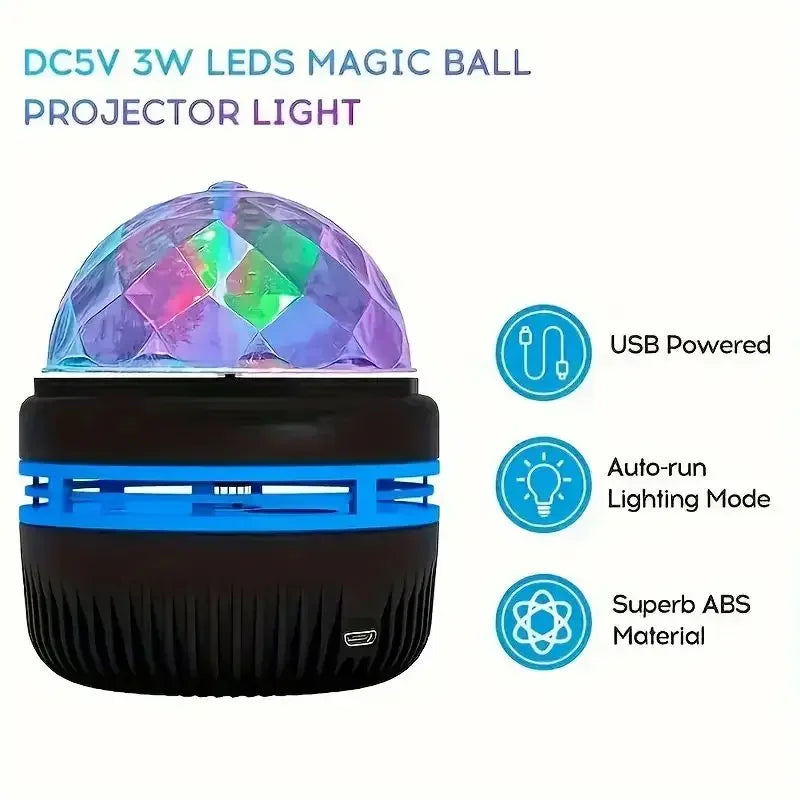Auto Rotating LED Light Projector