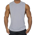 Mens Workout Tank Tops Fitness Bodybuilding Clothing Low Cut Armholes Vivid Vest Muscle Singlets Men Activewear Tank