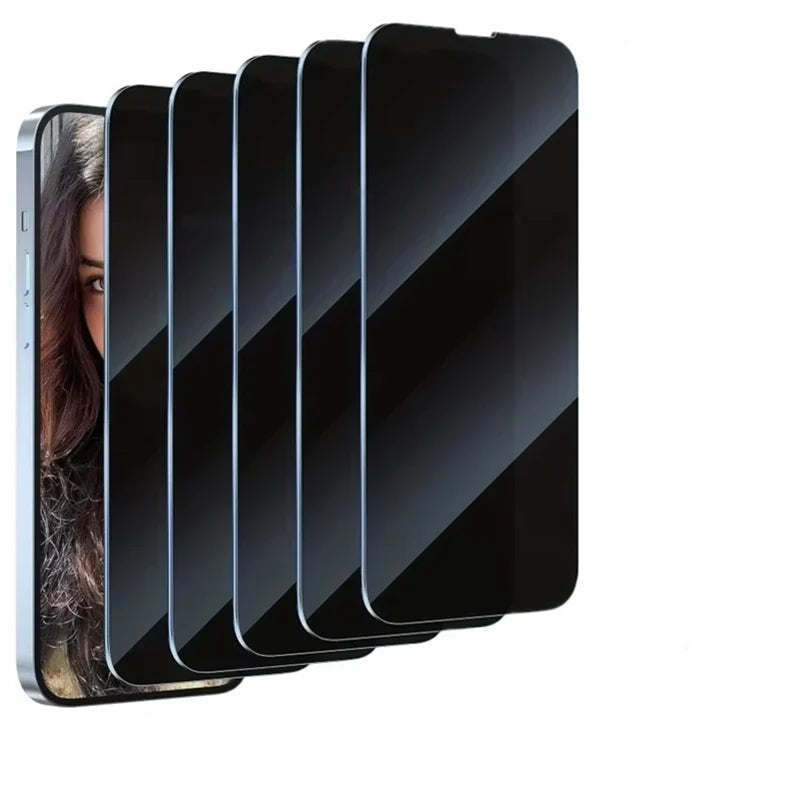Privacy Screen Protector For iPhone 11-16 w/Pros 5pk
