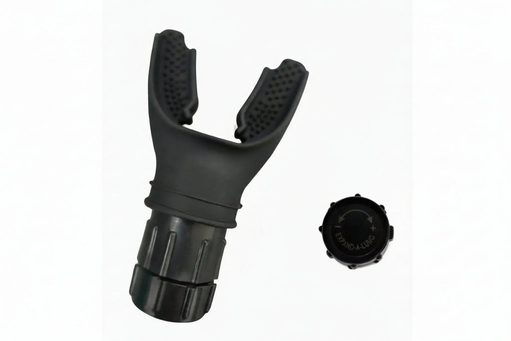 Sports Breathing Trainer Portable Lung Capacity Abdominal Breathing Trainer with Adjustable Intensity Knob Improve Strength