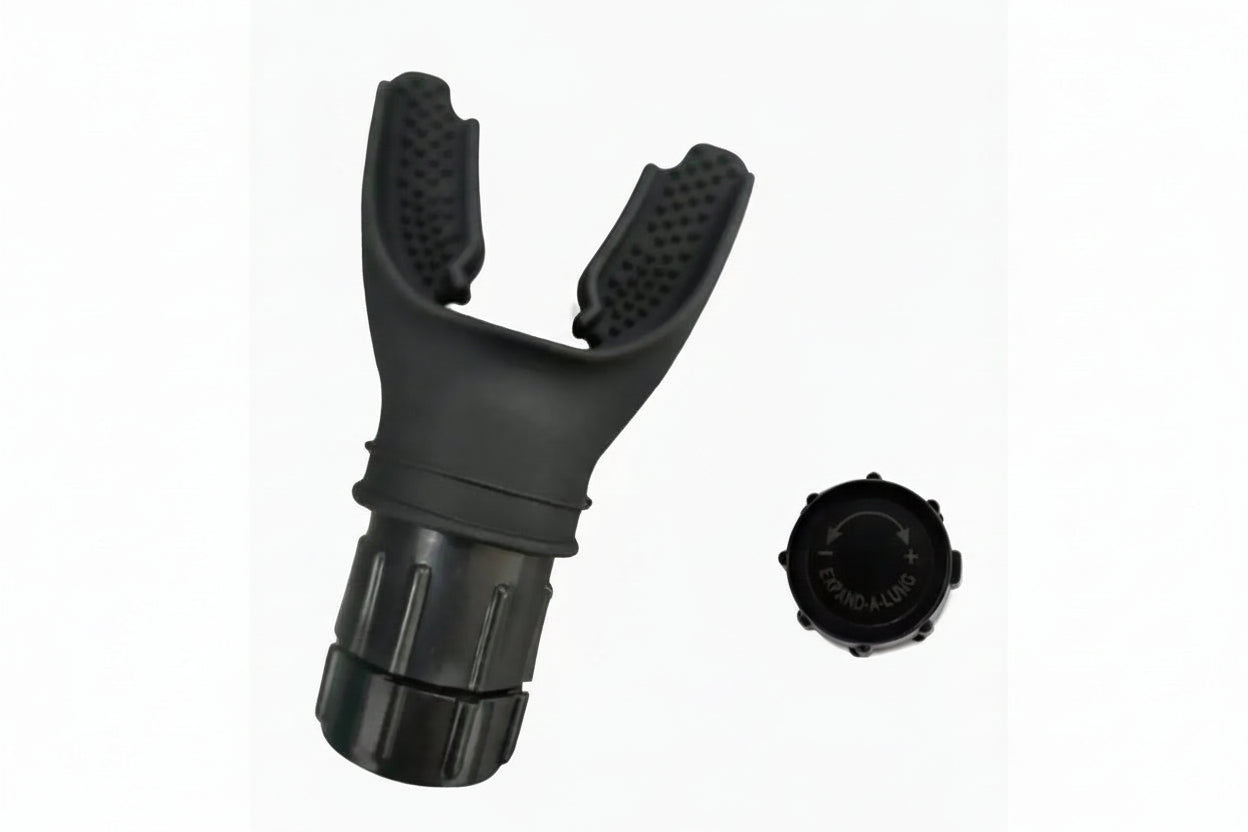 Sports Breathing Trainer Portable Lung Capacity Abdominal Breathing Trainer with Adjustable Intensity Knob Improve Strength