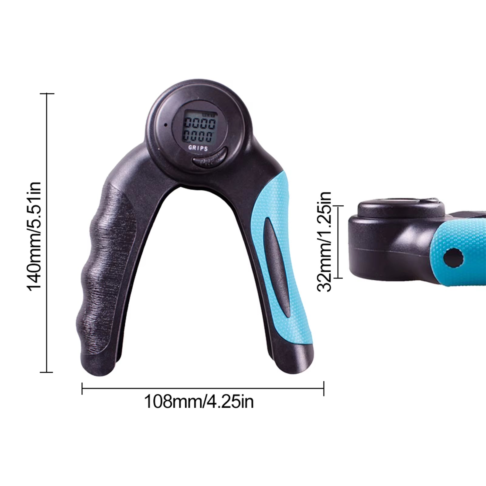 Adjustable Countable Hand Grip Strength Exercise Strengthener Gripper Spring Finger Pinch Carpal Expander for Men Women Athletes