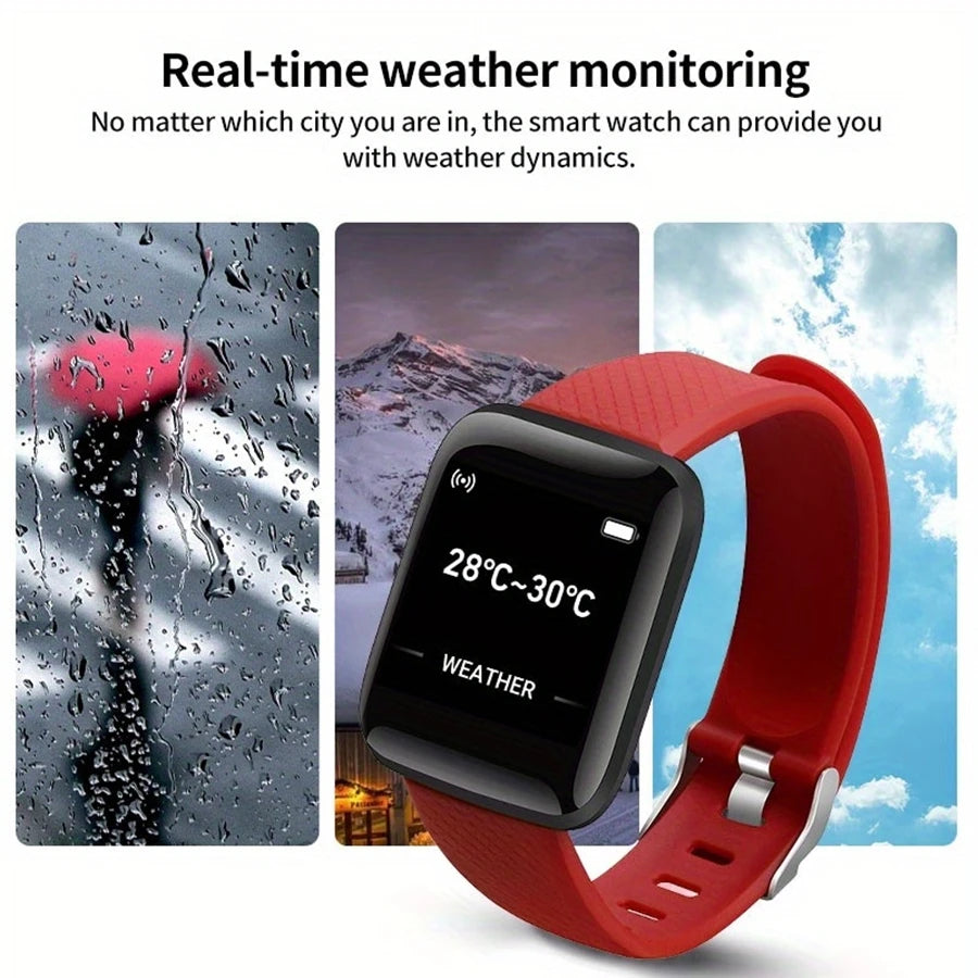 Smartwatch Fitness Monitor For Android IOS
