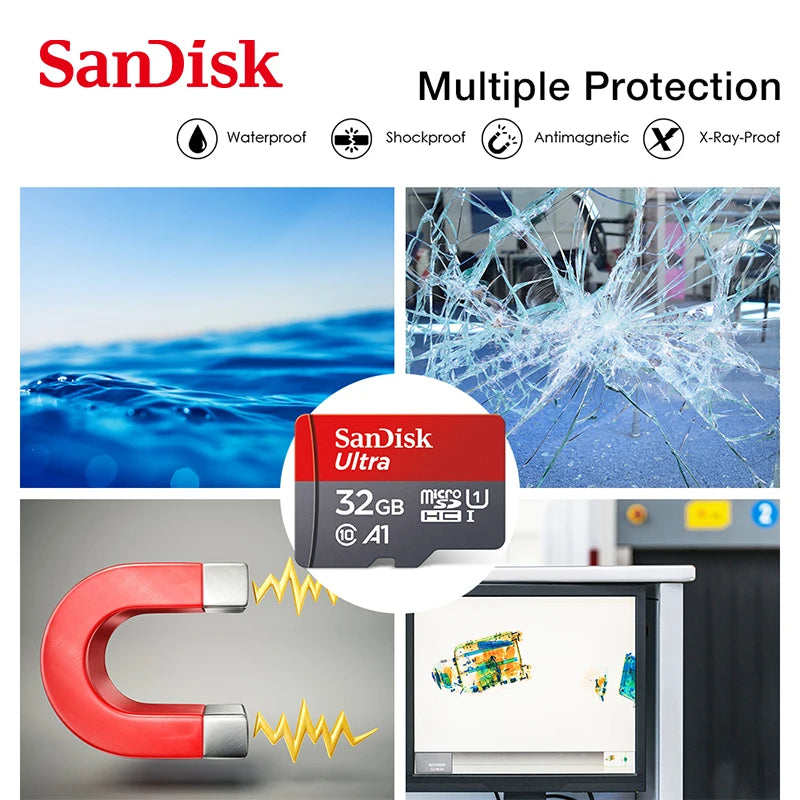 SanDisk MicroSD Card 32GB-512GB