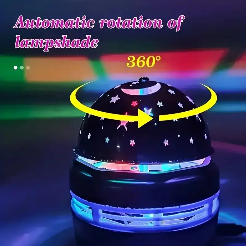 Auto Rotating LED Light Projector