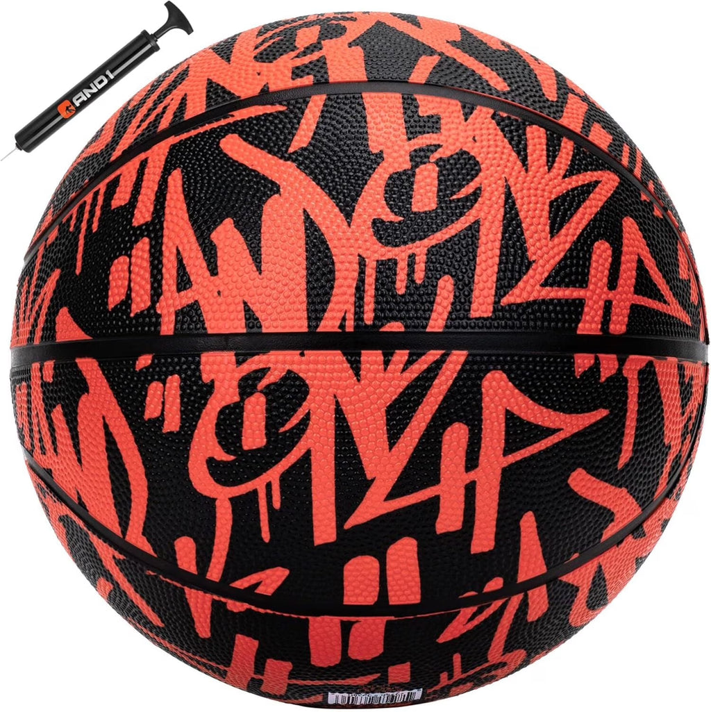 Fantom Graffiti Basketball: Official Regulation Size 6 (28.5") Rubber Basketball