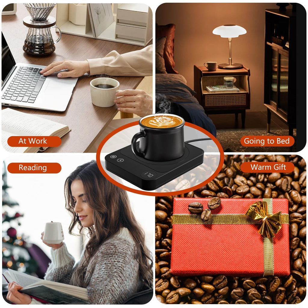 Coffee Mug Warmer with Three Temperature Settings Timer and LED Display