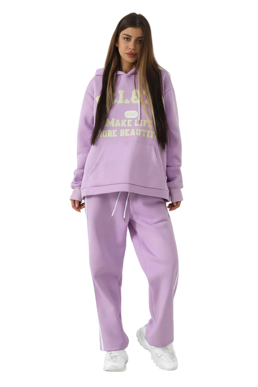 Women'S Fashion Casual Printed Top Pants Set