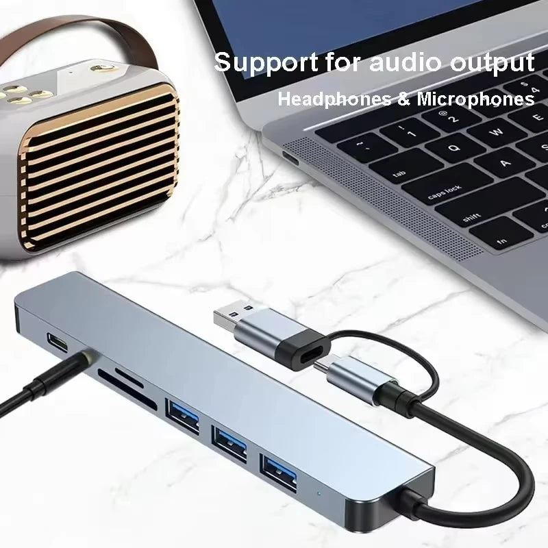 8 in 2 USB-C HUB