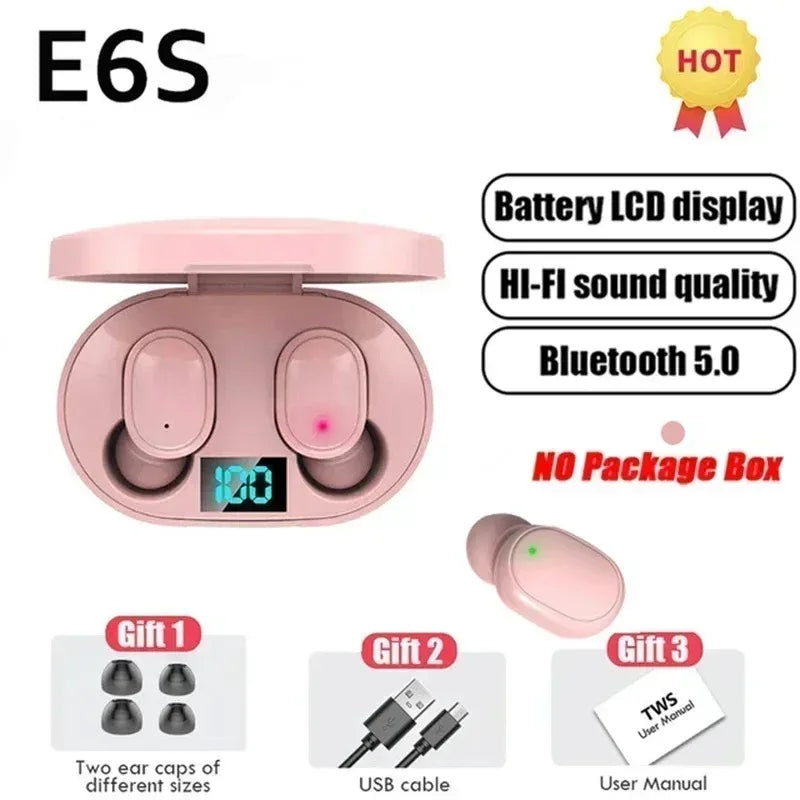 TWS Wireless Earbuds Noise Cancelling