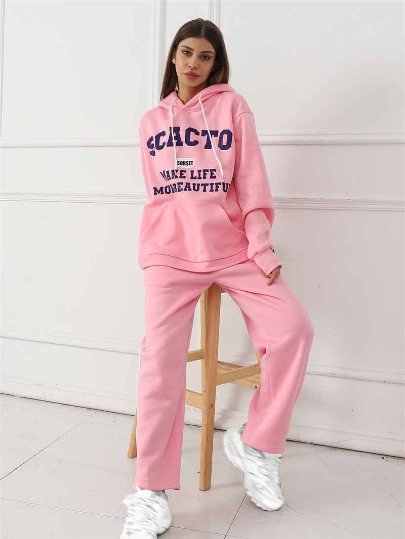 Women'S Fashion Casual Printed Top Pants Set