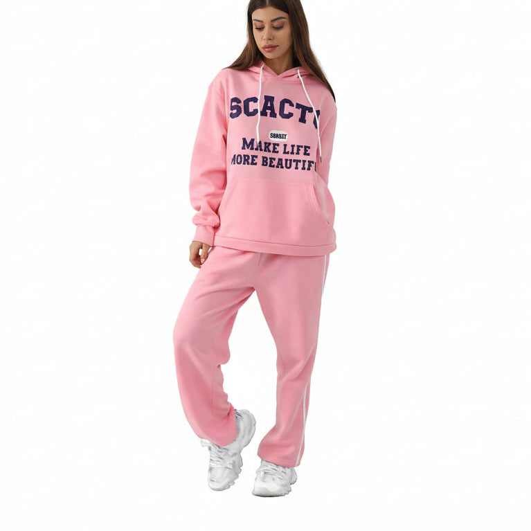 Women'S Fashion Casual Printed Top Pants Set