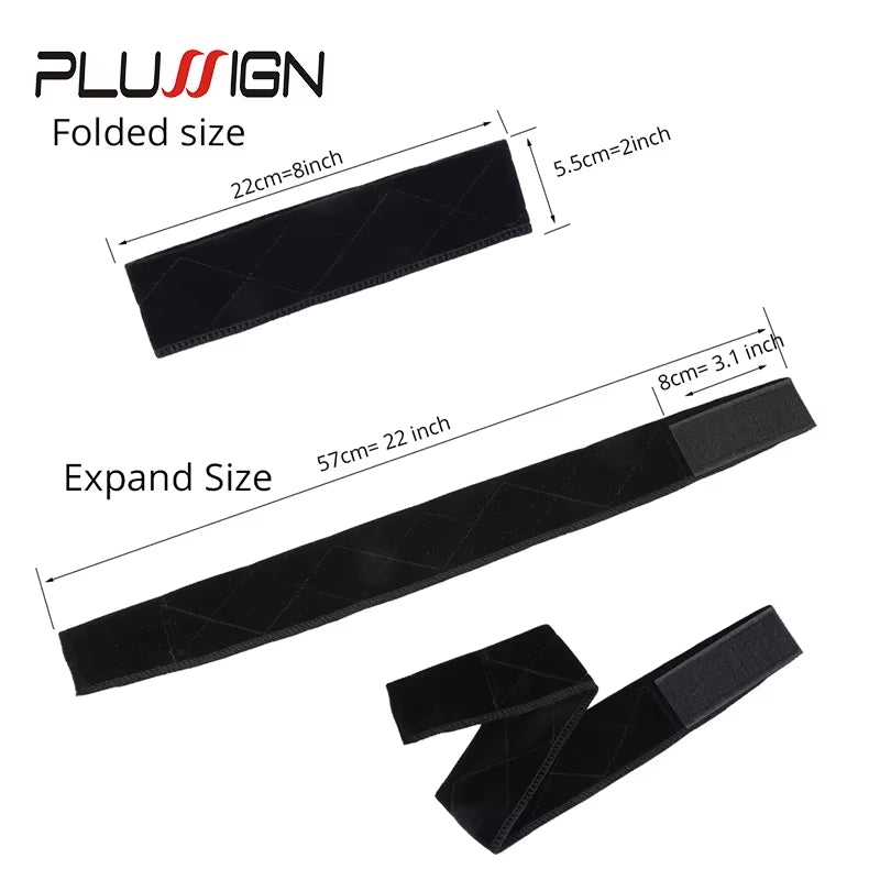 Wig Accessories Wig Band Velvet Wig Grip Band Adjustable Wig Comfort Band Extra Hold Wig Headband