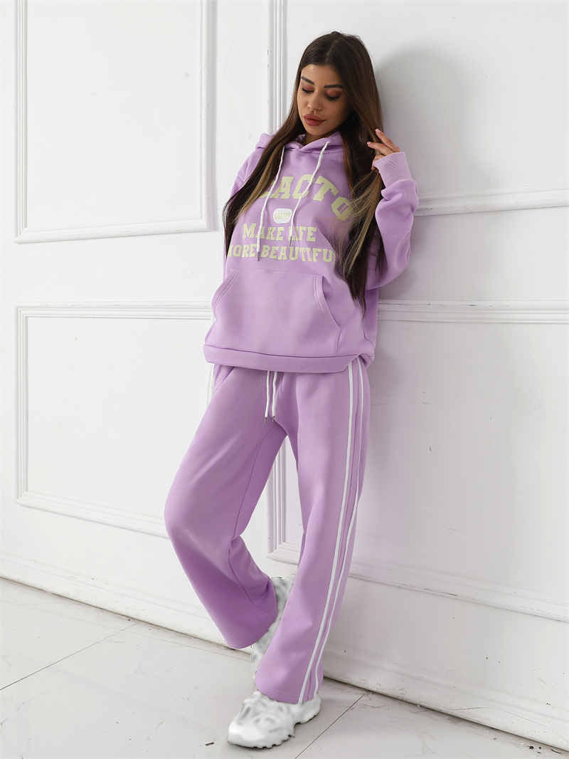 Women'S Fashion Casual Printed Top Pants Set