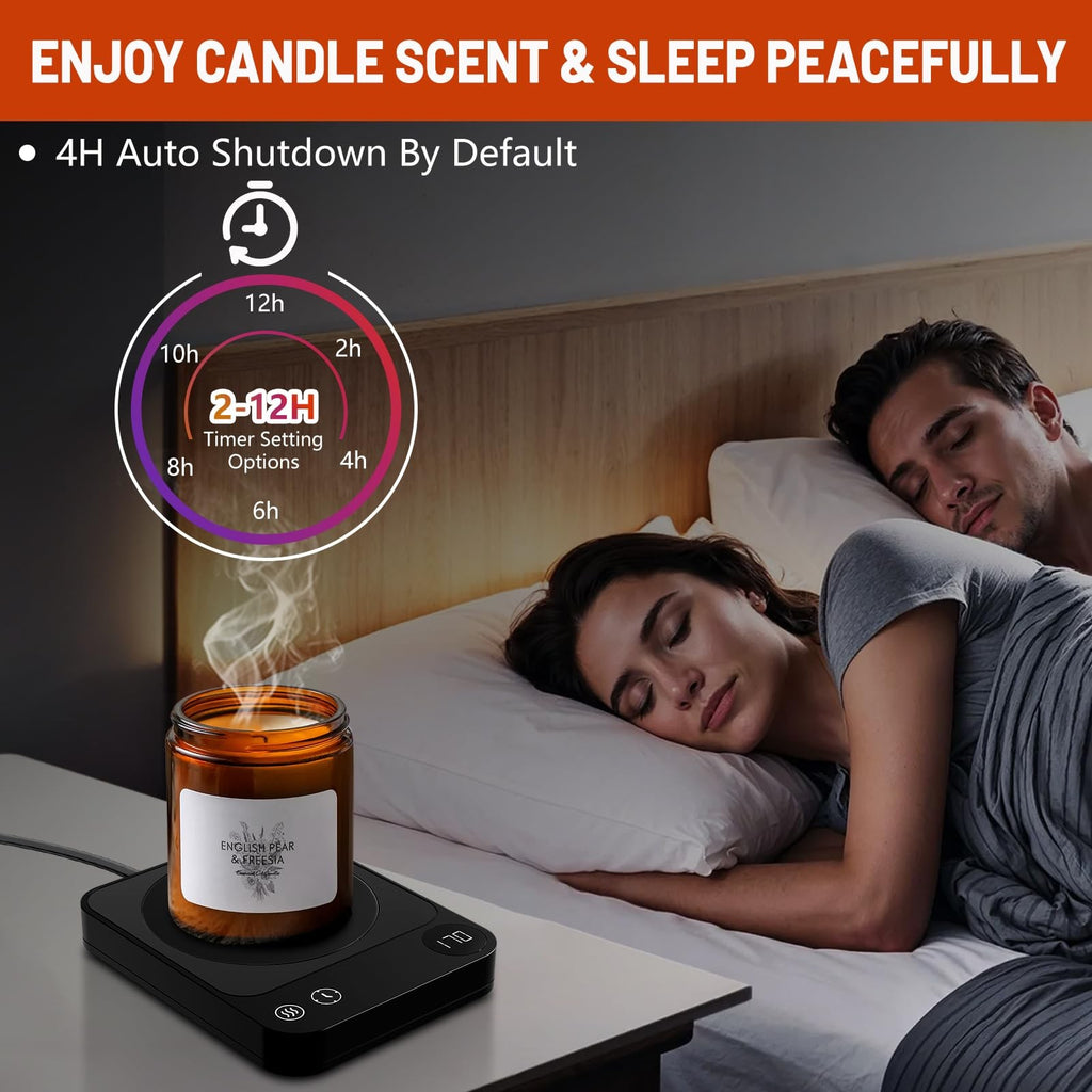 Coffee Mug Warmer with Three Temperature Settings Timer and LED Display