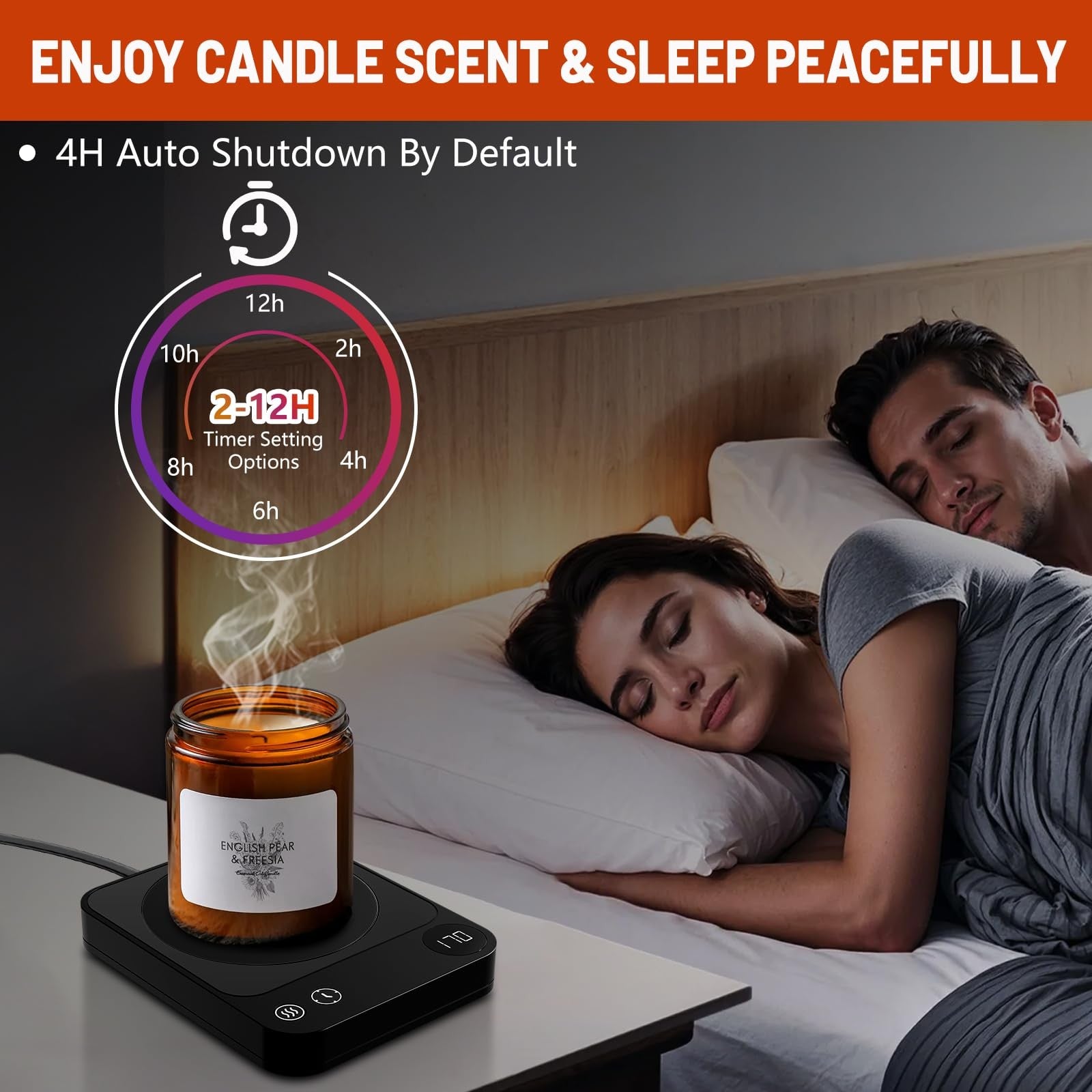 Coffee Mug Warmer with Three Temperature Settings Timer and LED Display